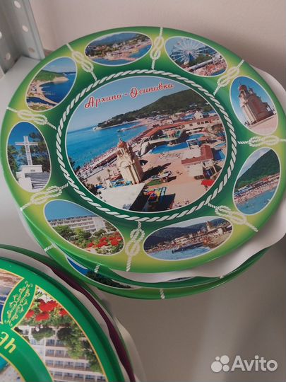 Сувенирные тарелки оптом с городами