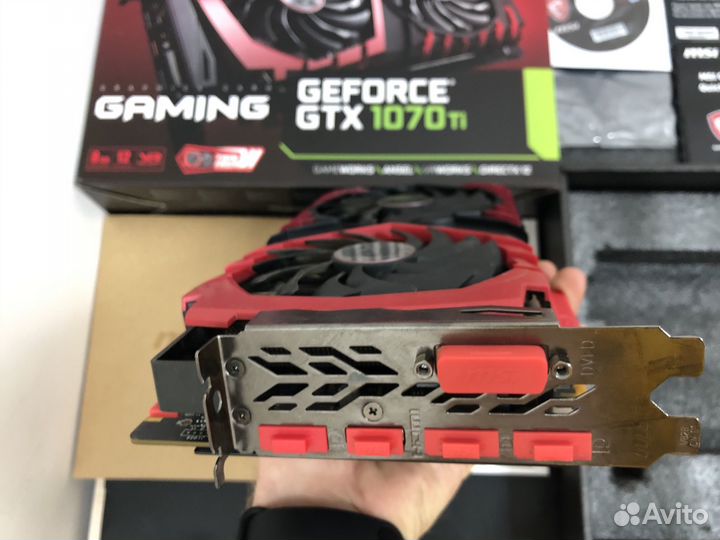GTX 1070 Ti 8Gb MSI Gaming X. Отличная