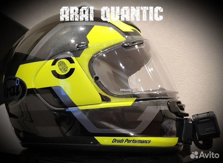 Крепление камеры GoPro на Мотошлем Arai Quantic