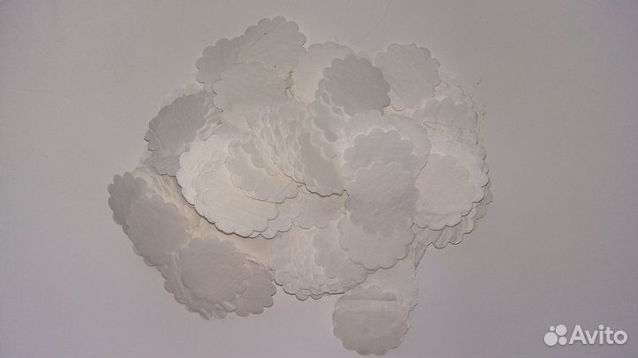 Цветы для декора, вырезки из ткани