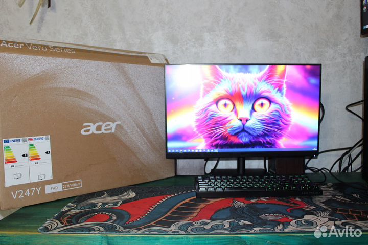 Монитор Acer 24 100 Гцц Ips 8bit