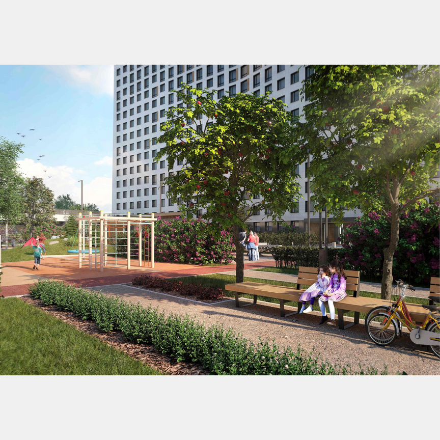 2-к. квартира, 61,6 м², 15/18 эт.