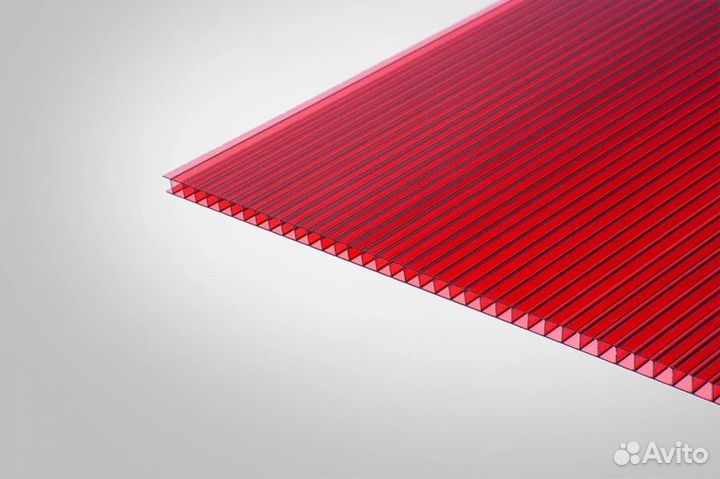 Сотовый поликарбонат 6мм Колибри