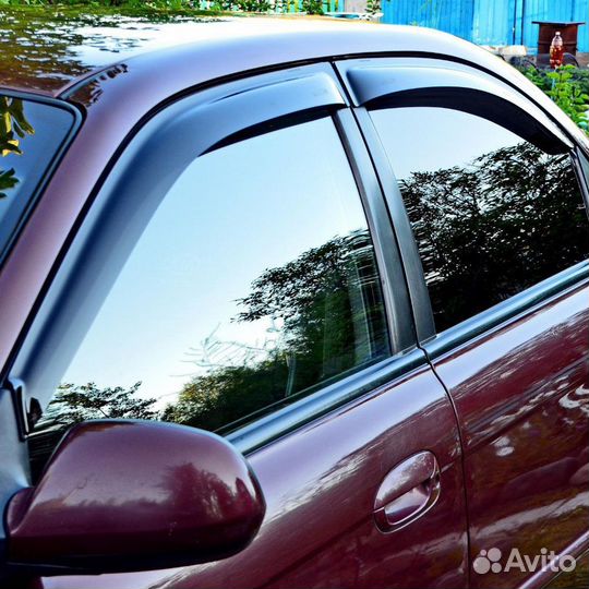 Дефлекторы, ветровики на Kia Spectra