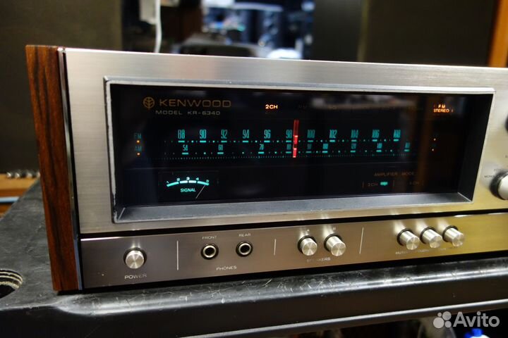 Kenwood KR-6340 Стерео ресивер, Japan, 1973 год