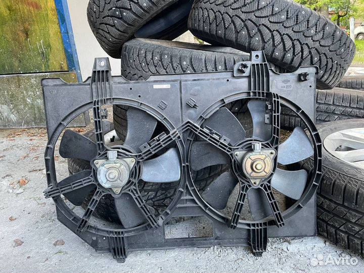 Вентилятор охлаждения на nissan x trail