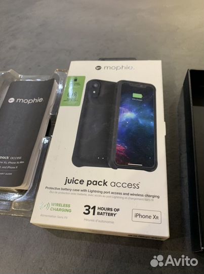 Mophie Juice Pack для iPhone XR чёрный
