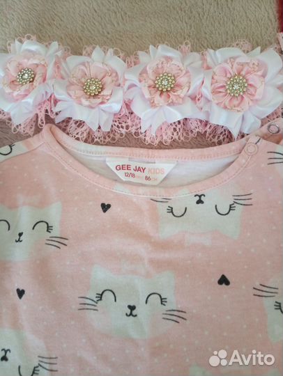 Платье для девочки 86 размер