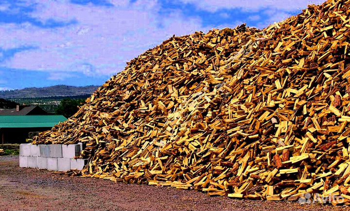 Дрова крупнонаколотые