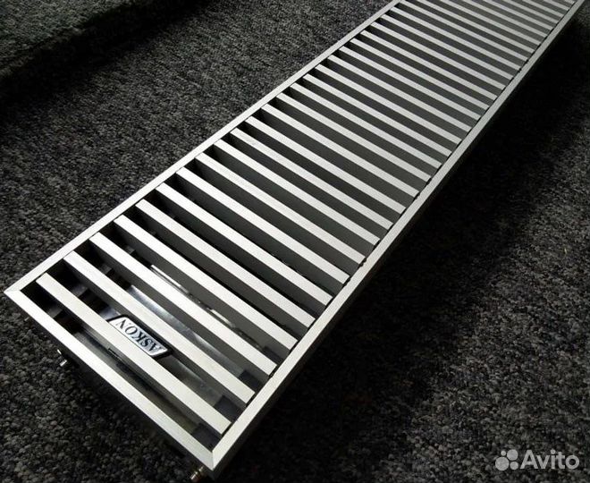 Конвектор внутрипольный квп 80/250/1000 аскон