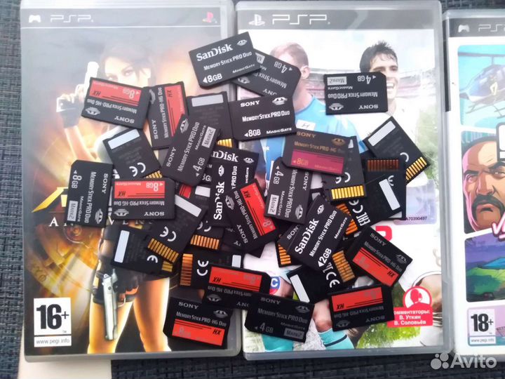 Карта с играми для Sony PSP