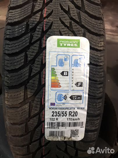 Nokian Tyres Hakkapeliitta R3 235/55 R20