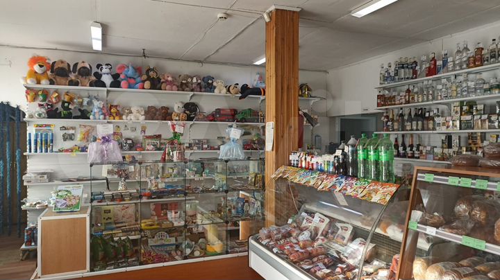 Здание действующего продуктового магазина