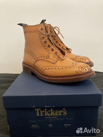 Ботинки trickers acorn antique brogue boots