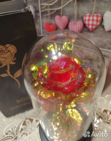 Роза в колбе