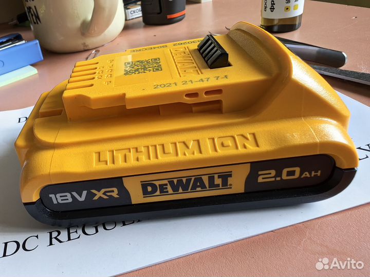 Аккумулятор DeWalt 18v 2ah