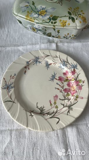 Антикварная тарелка Luneville,Франция