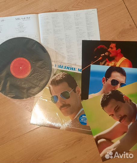 Freddie mercury queen Mr. Bad Guy LP OBI Japan