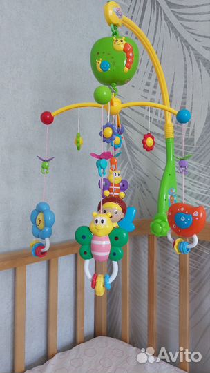 Музыкальный мобиль на кроватку с проектором