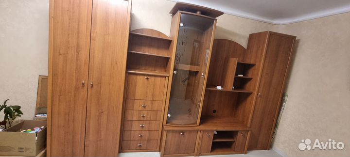 Стенка в гостиную со шкафом под тв бу