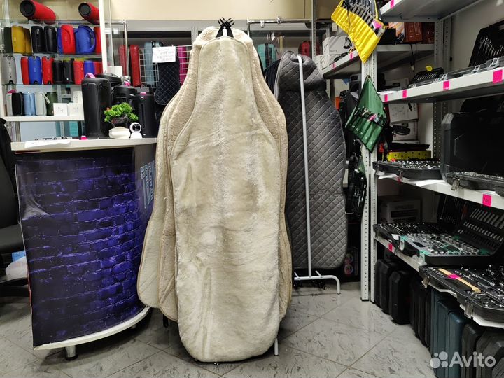 Меховые накидки из натуральной шерсти белый