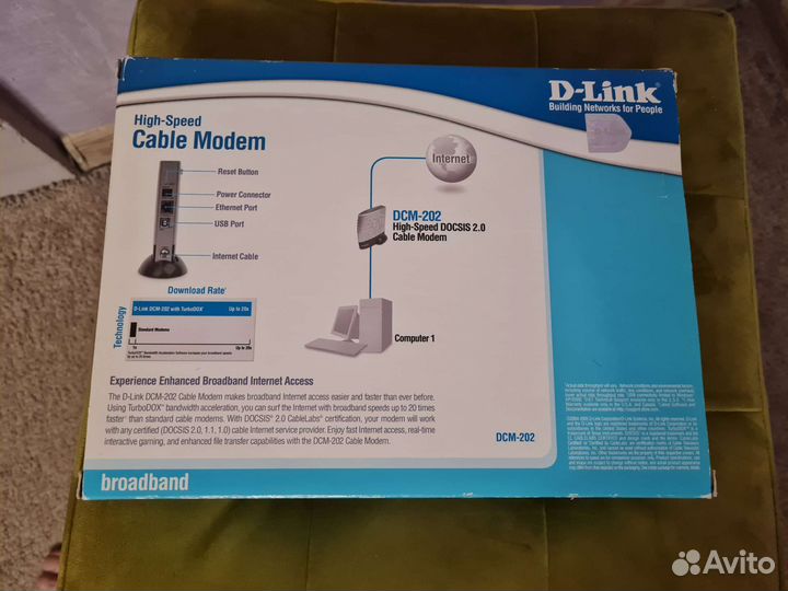 Кабельный модем D-link DCM-202