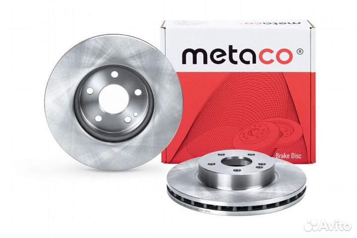 Metaco 3050-101 Диск тормозной передний вентилируе