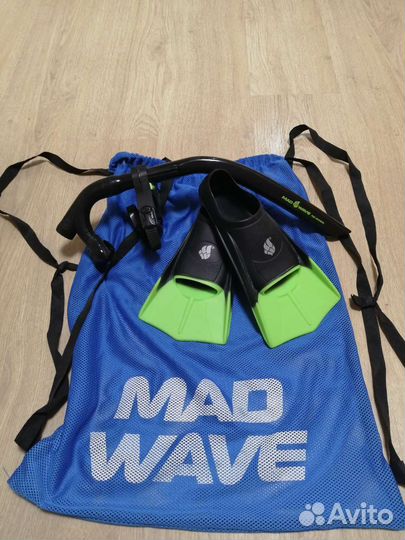 Фронтальная трубка, ласты, мешок