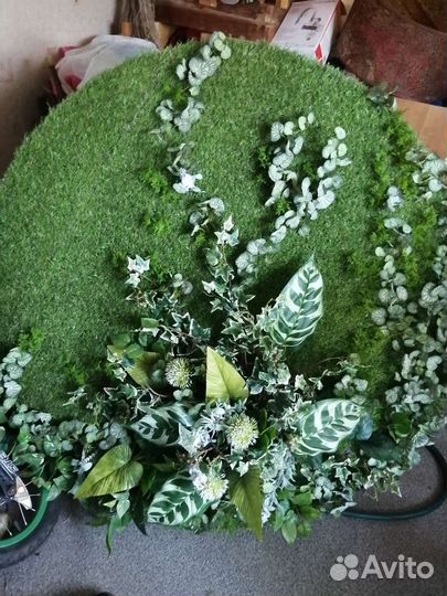 Декор из искусственных цветов