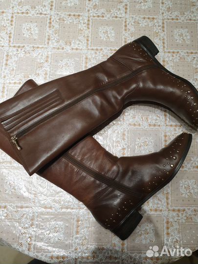 Сапоги женские натуральная кожа Mascotte