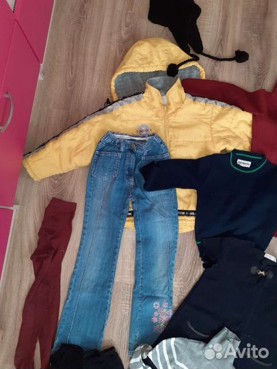 Одежда пакетом для девочки 5-7 лет