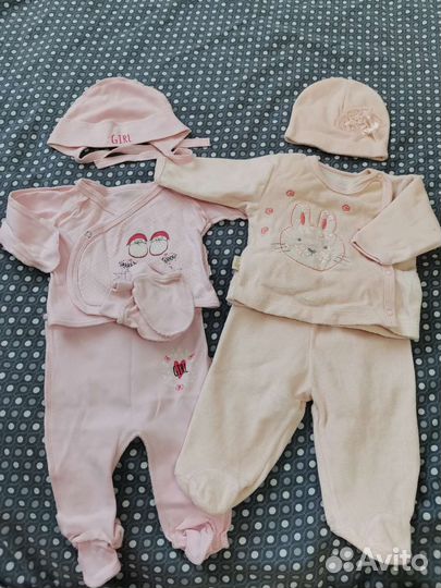 Костюмы на девочку пакетом, 2 шт., 56 размер