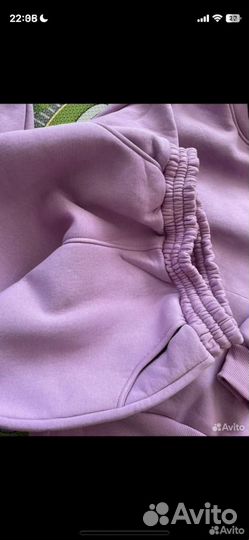 Новый спортивный костюм с флисом внутри женский