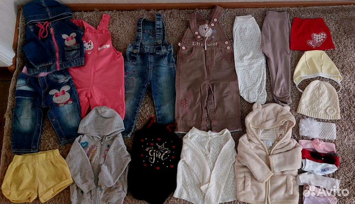 Вещи для девочки и мальчика от 6-18м