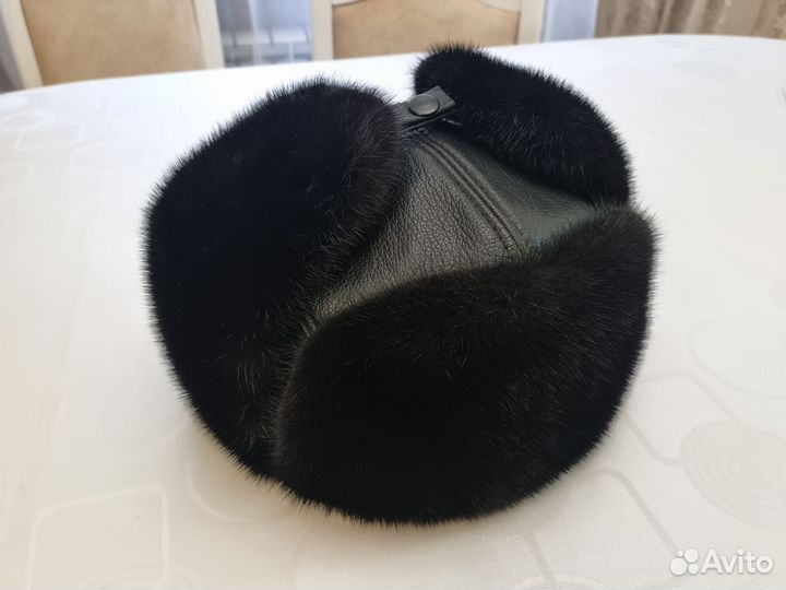 Норковая шапка мужская