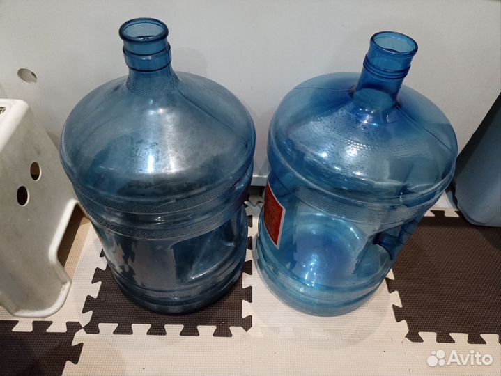 Пластиковые бутылки 19 литров