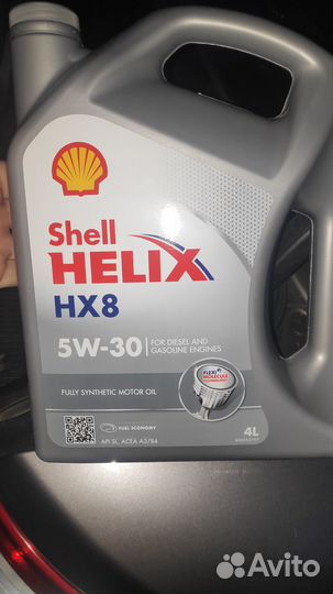 Моторное масло 5 w30 shell
