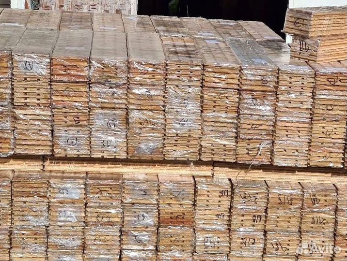 Щит мебельный лиственница срощенный 40х800х2500 мм