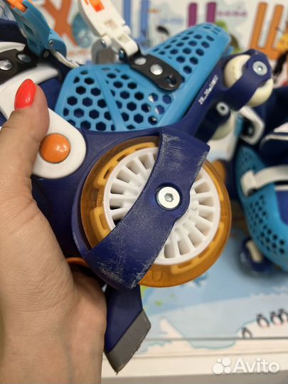 Роликовые коньки детские раздвижные 29-32 р-р