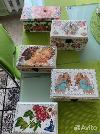 Шкатулки из дерева Декупаж