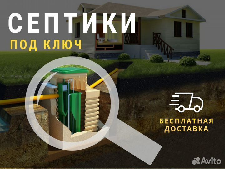 Септик для частного дома с установкой