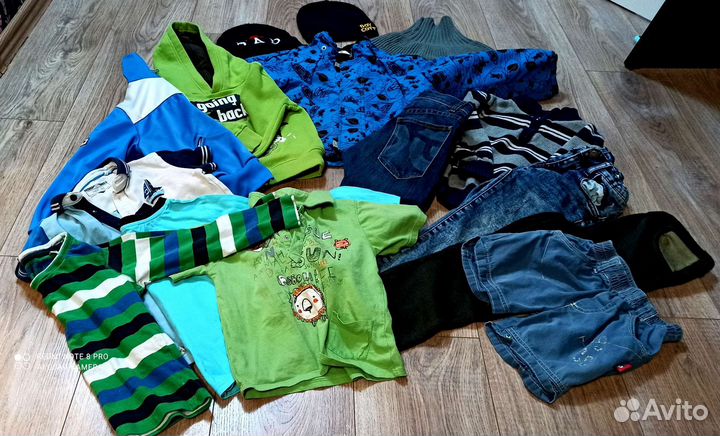 Вещи пакетом на мальчика 98 104