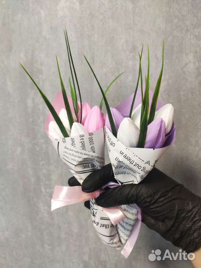 Букеты из мыла ручной работы