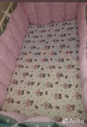 Простынь для детской кровати
