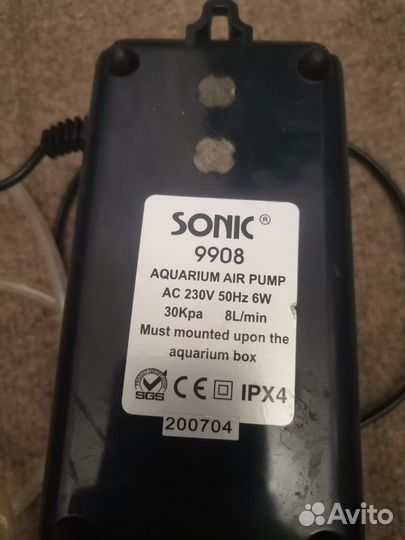 Компрессор воздушный для аквариума