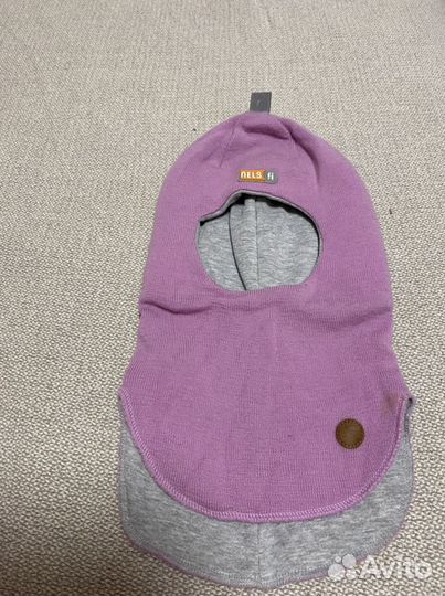 Шапка шлем и на завязках на 5-6 лет
