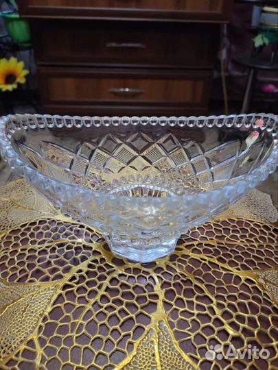 Ваза фруктовница стекло