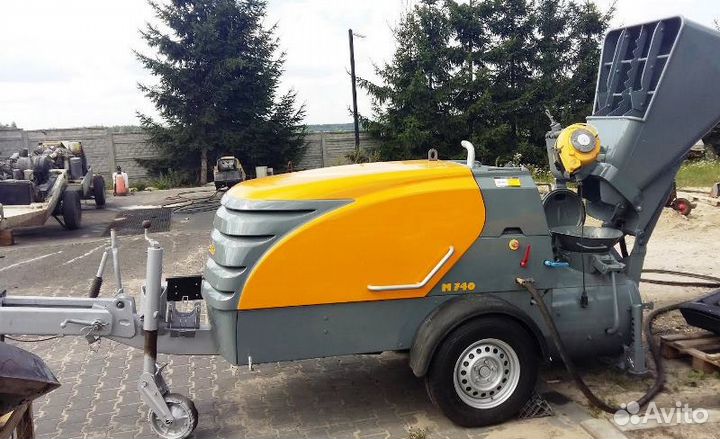 Putzmeister 740 DB скип. Пневмонагнетатель