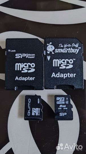Карта памяти MicroSD 8gb