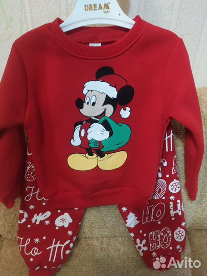 Костюм новогодний Микки Маус, Турция, на 2-3 года